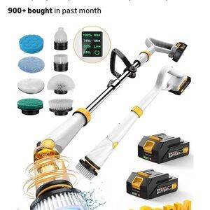 Qimeda Electric spin scrubber mop